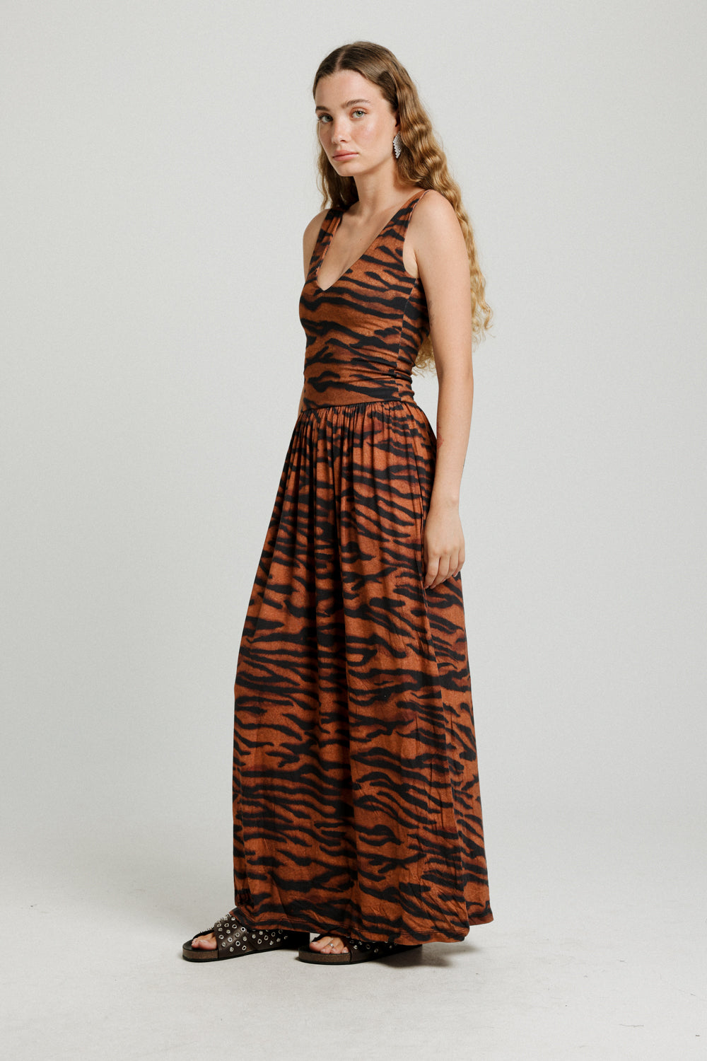 Sunset Tiger Dress