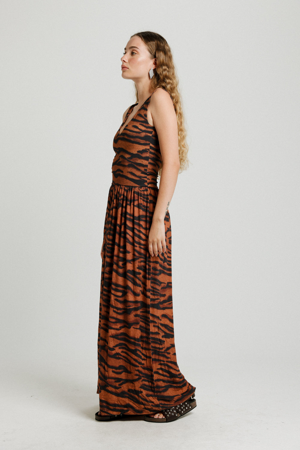 Sunset Tiger Dress