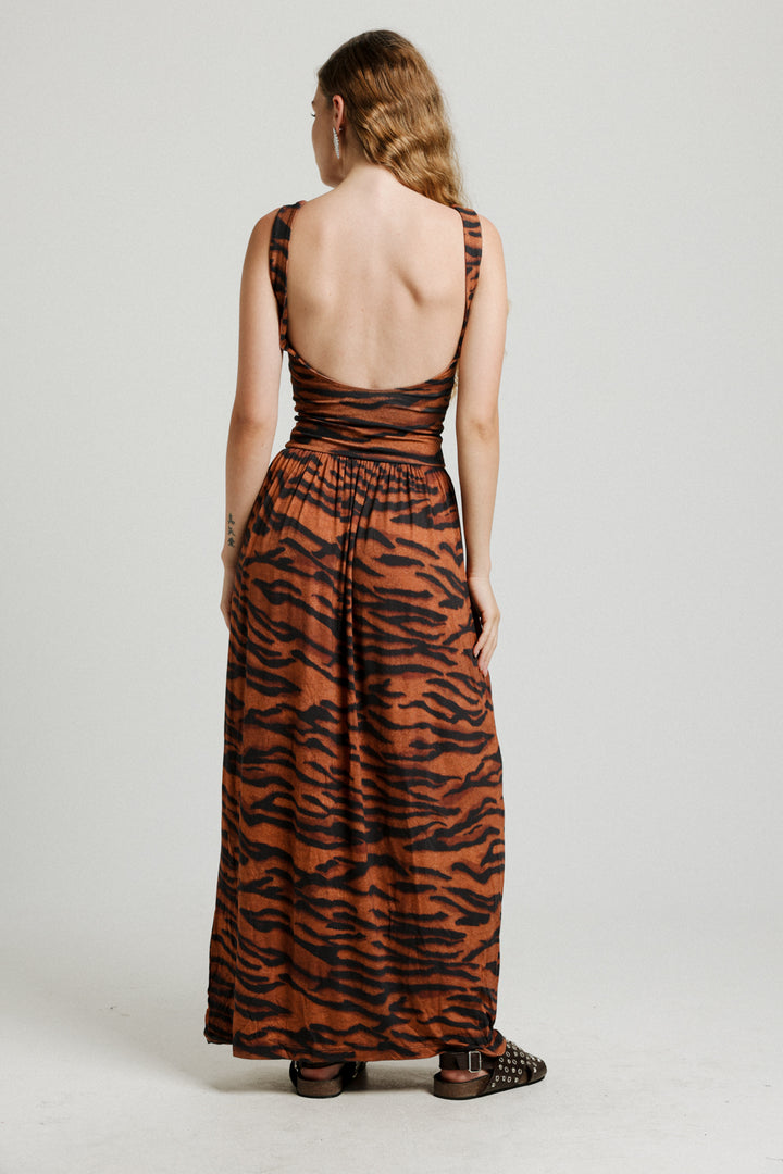 Sunset Tiger Dress