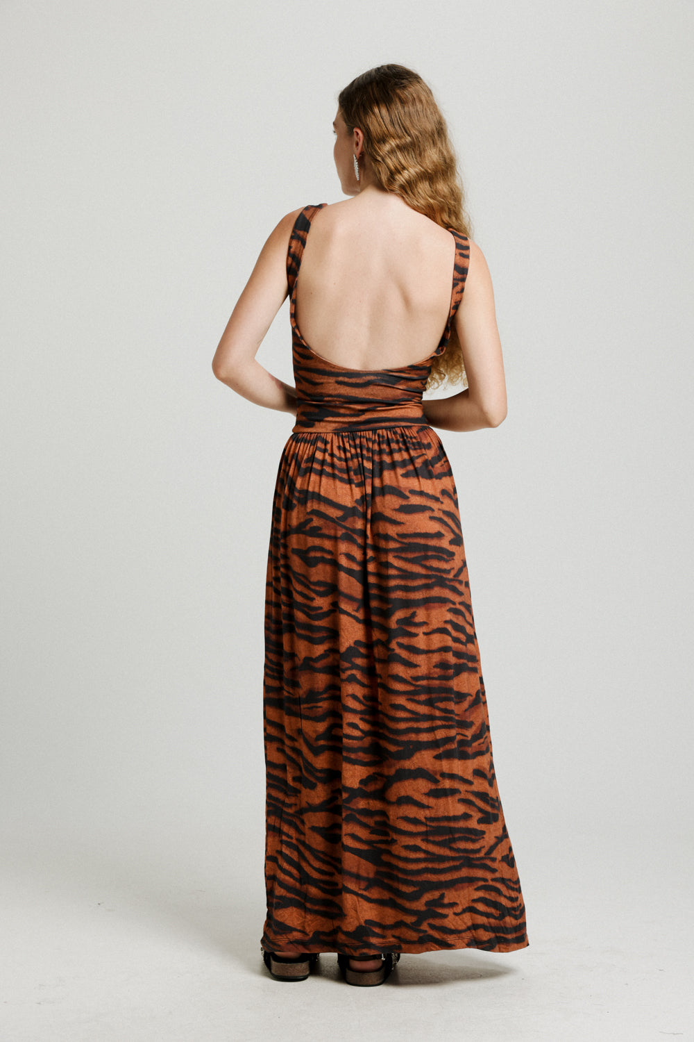 Sunset Tiger Dress