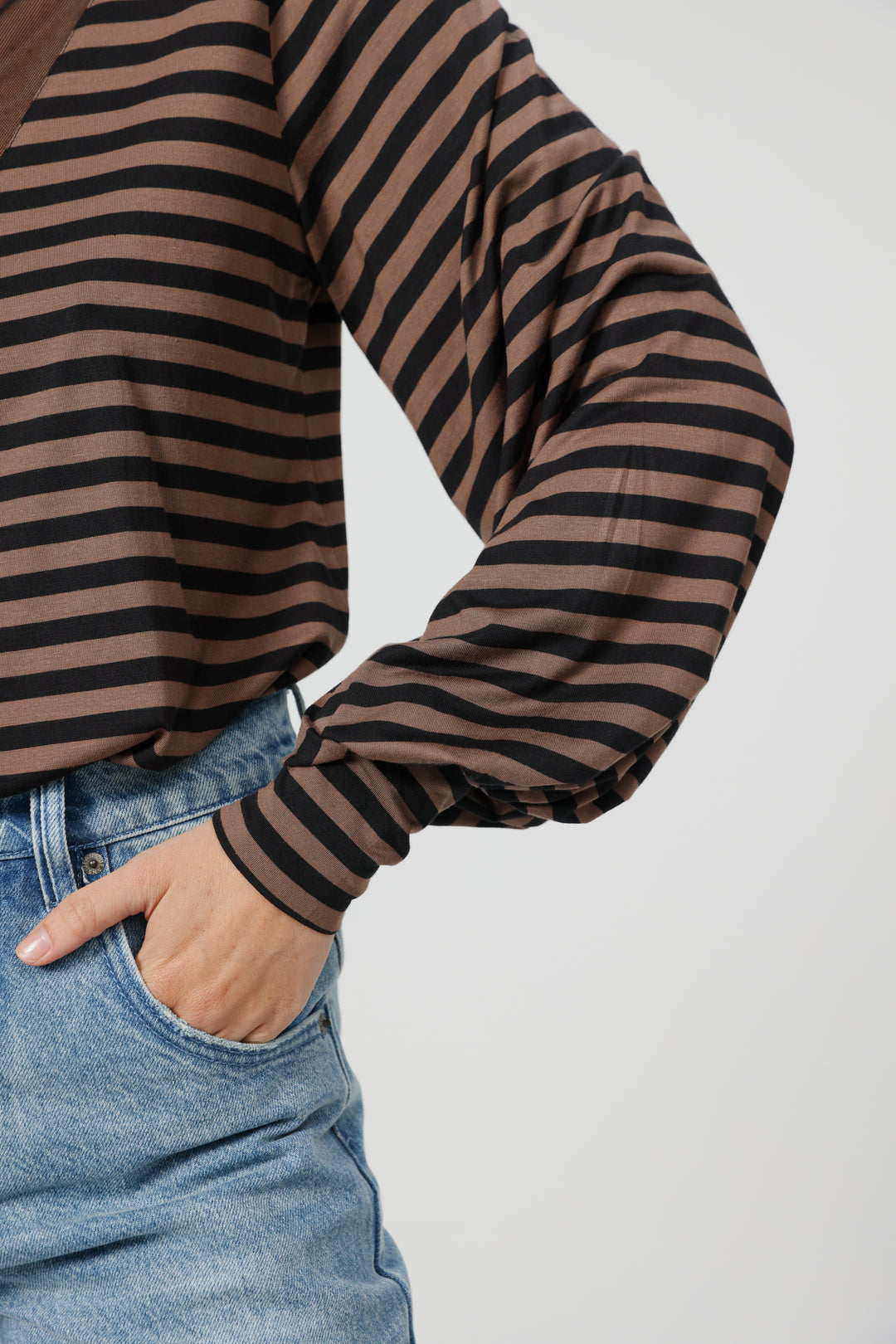 Field Brown Striped Shirt