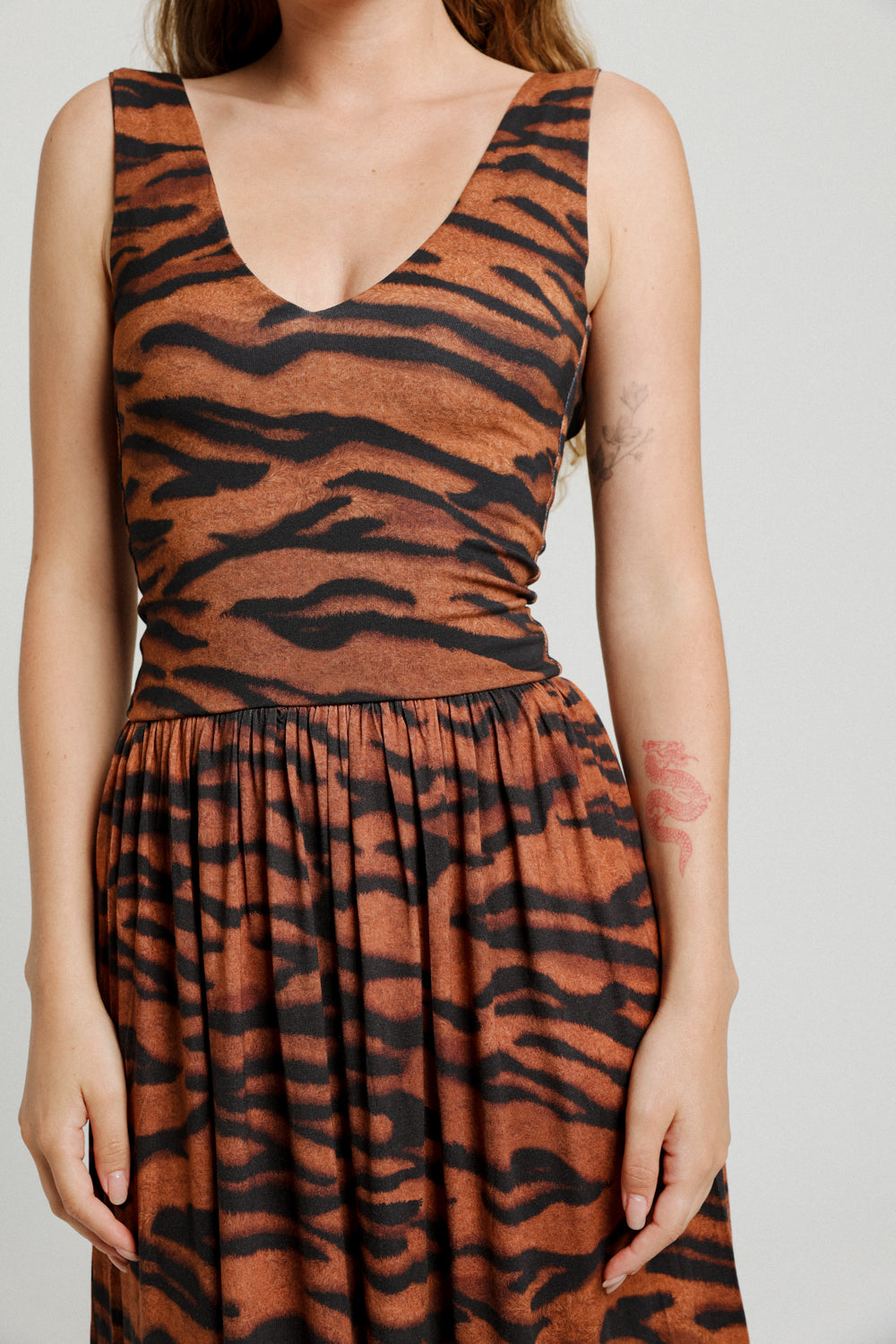 Sunset Tiger Dress