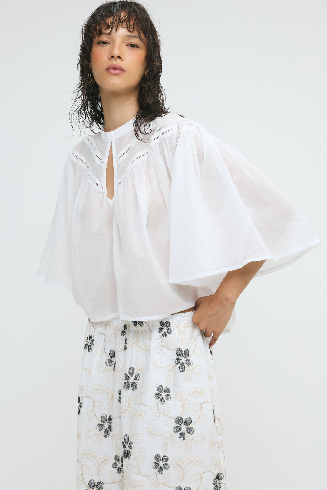 Luma White Blouse