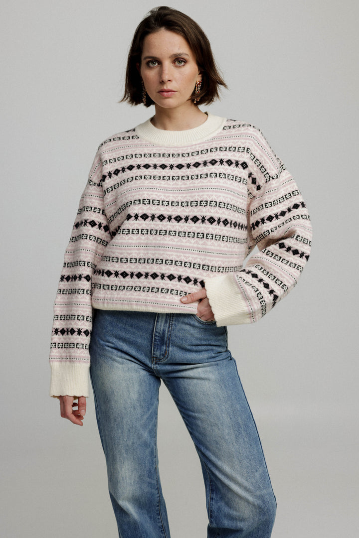 Alps Cream Sweater