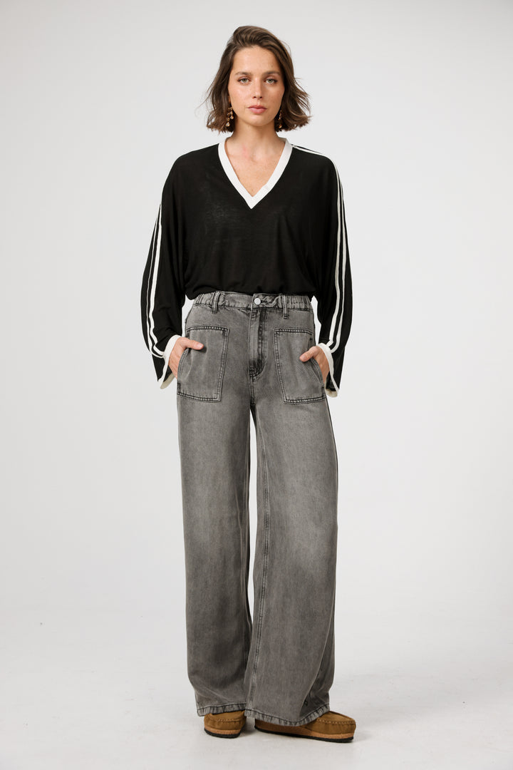 Reorganized Grey Soft Denim