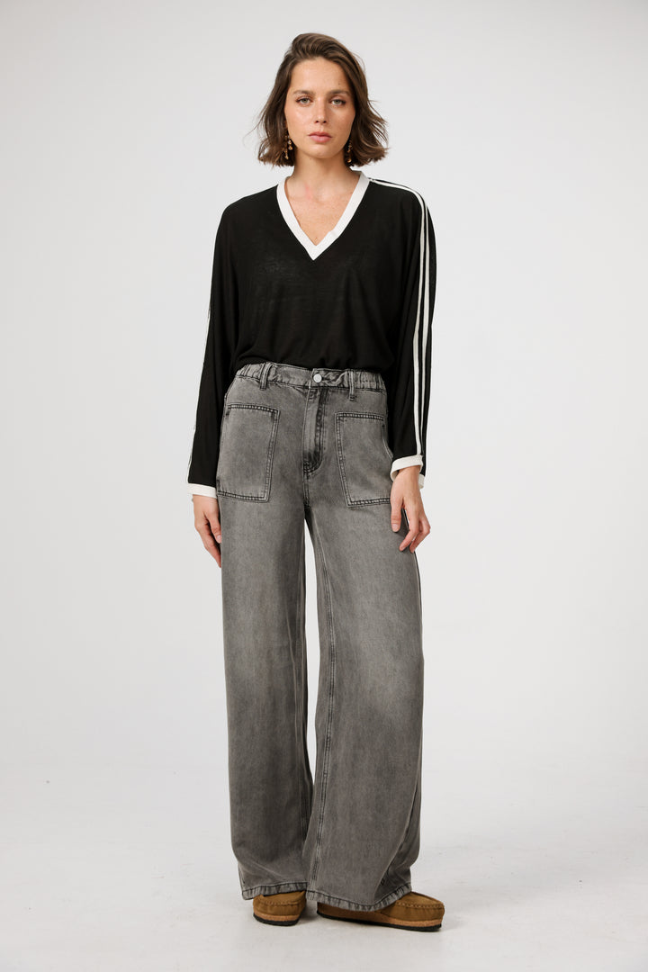 Reorganized Grey Soft Denim