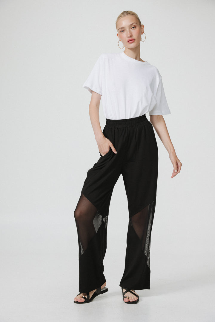 Rule Black Mesh Bottoms