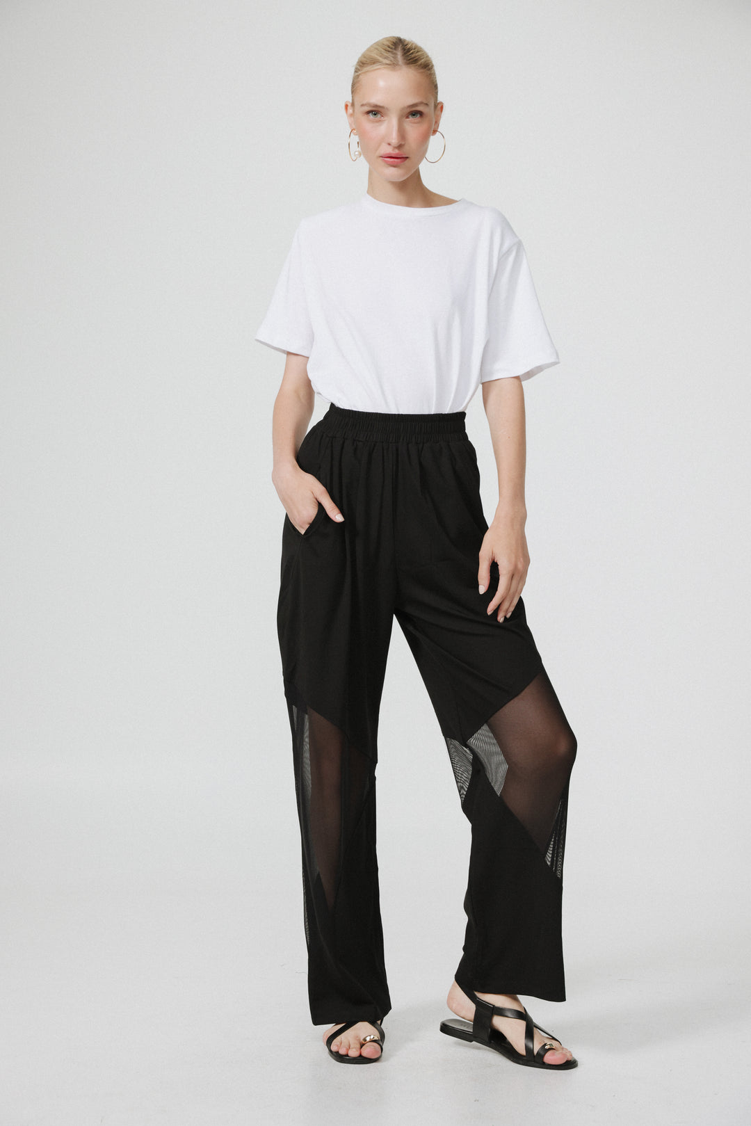 Rule Black Mesh Bottoms