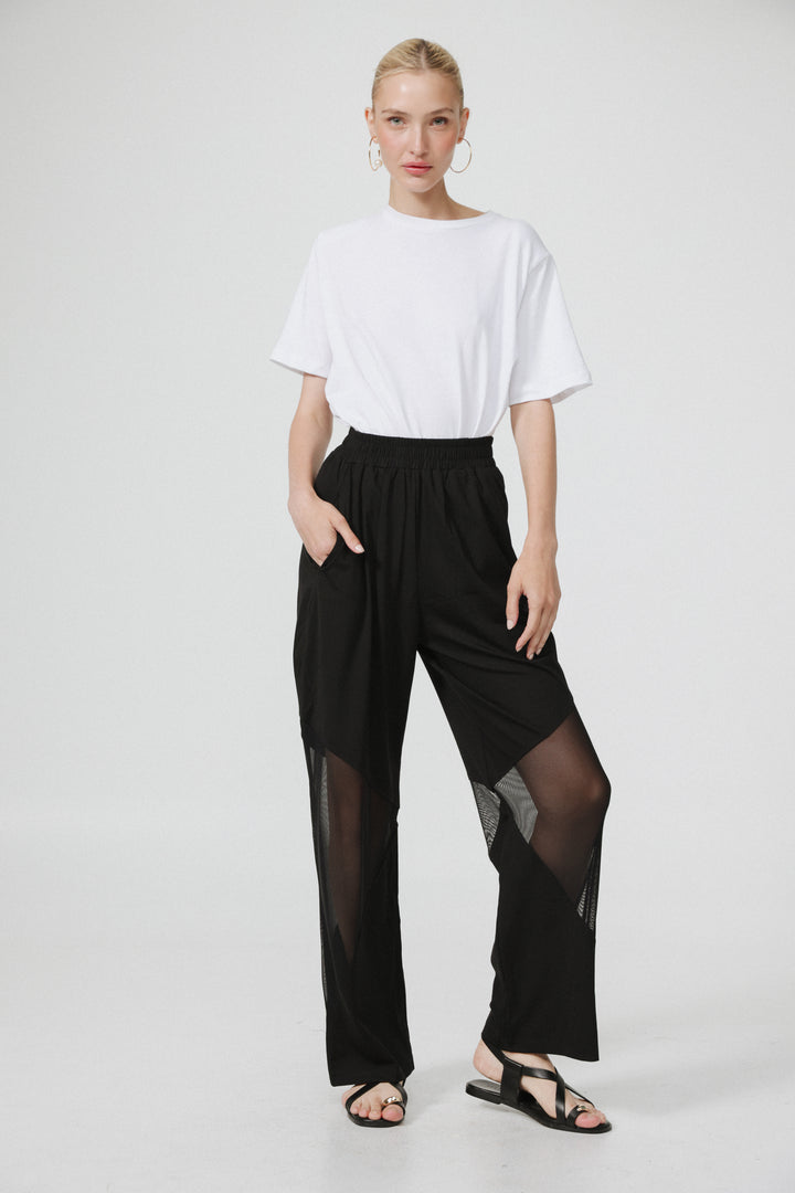 Rule Black Mesh Bottoms