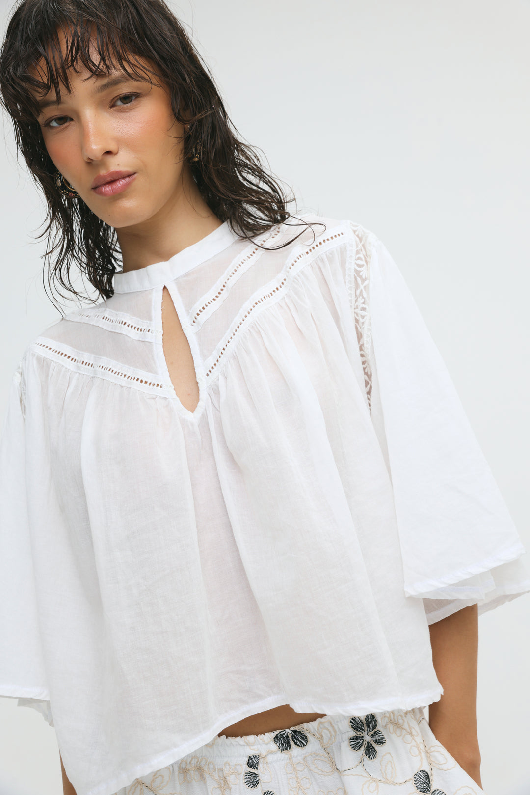 Luma White Blouse