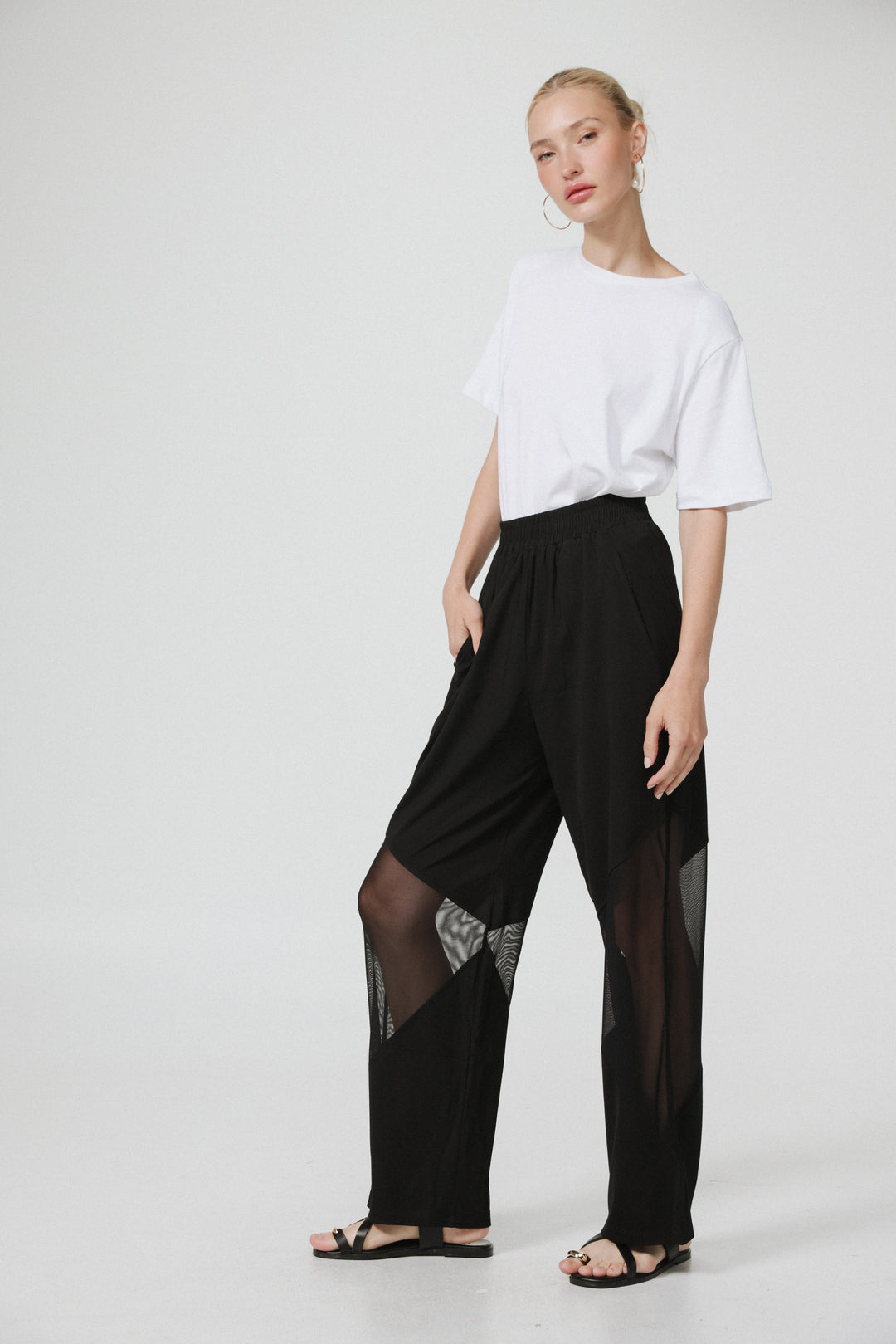 Rule Black Mesh Bottoms