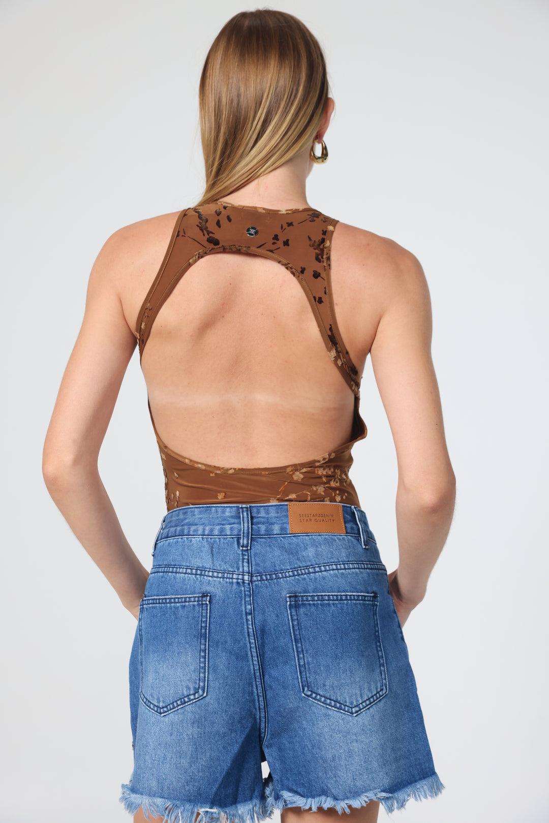 TLV Brown Bodysuit