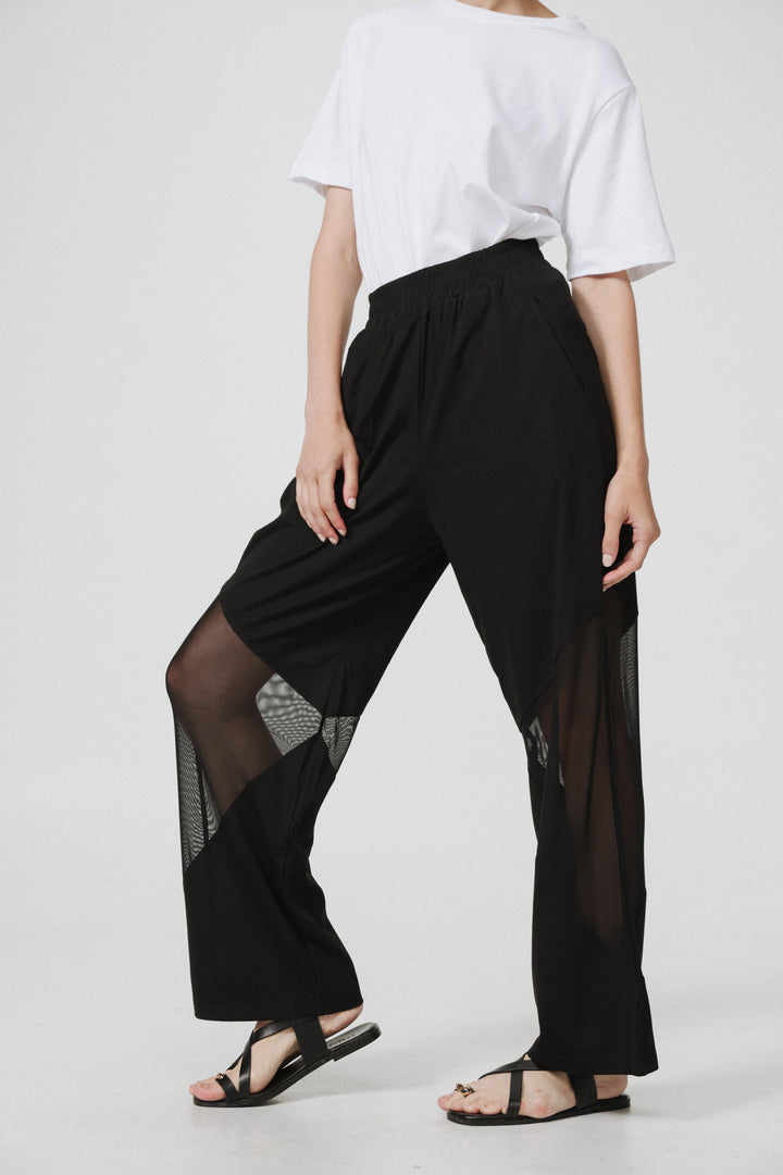 Rule Black Mesh Bottoms
