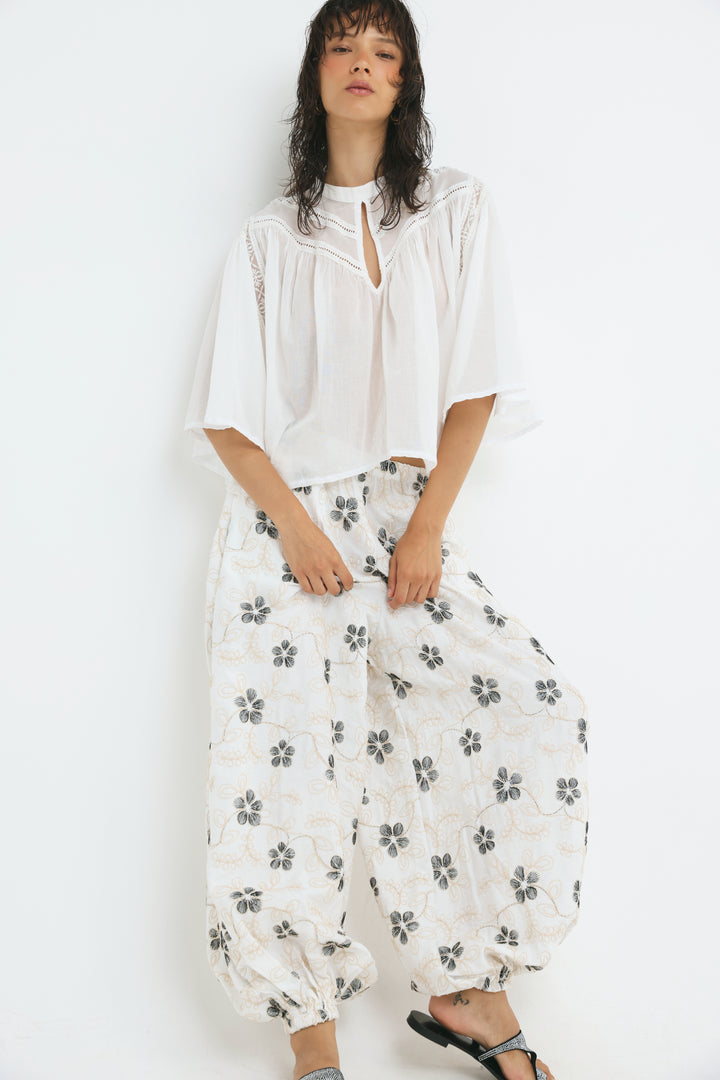 Luma White Blouse