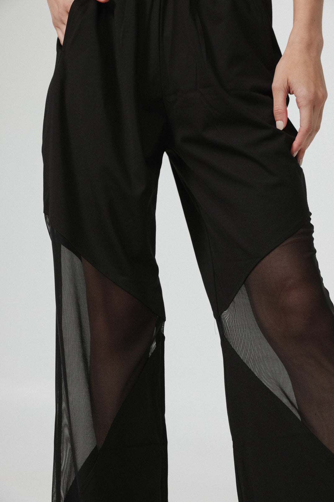 Rule Black Mesh Bottoms