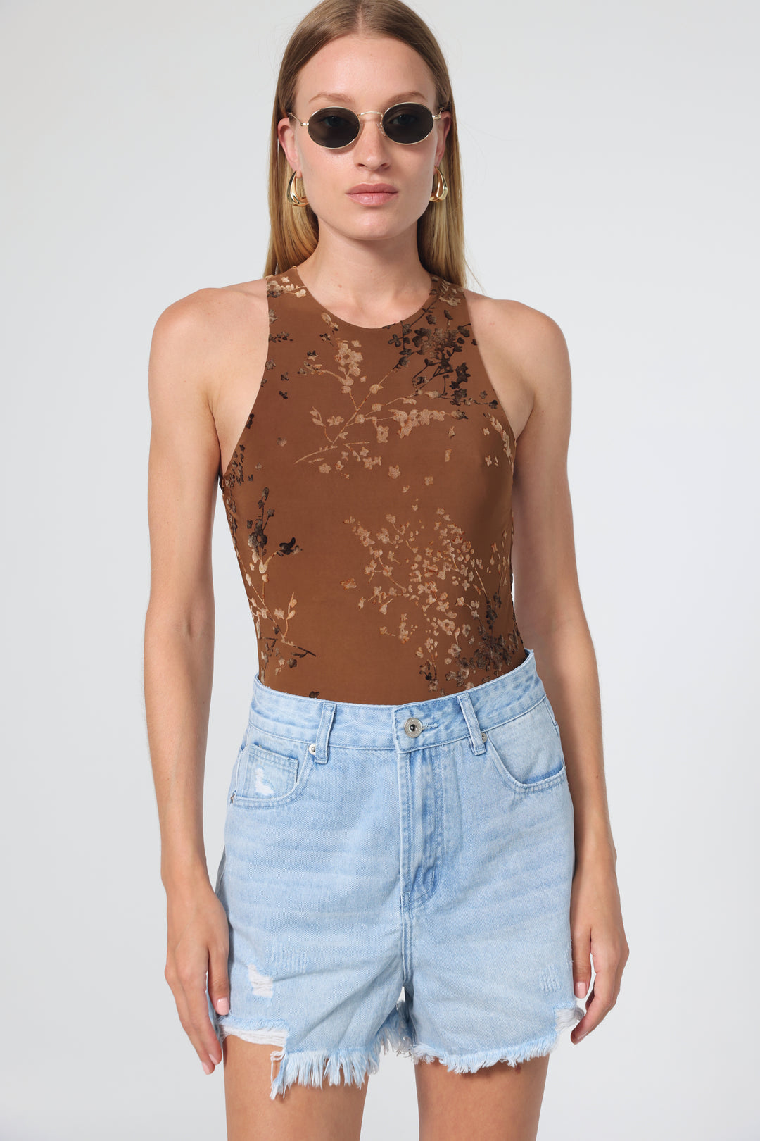 Star 403 Light Blue Denim Shorts