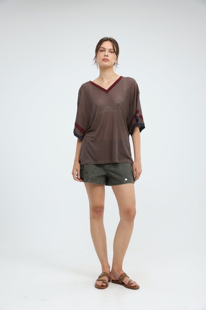 Passport Brown T-Shirt