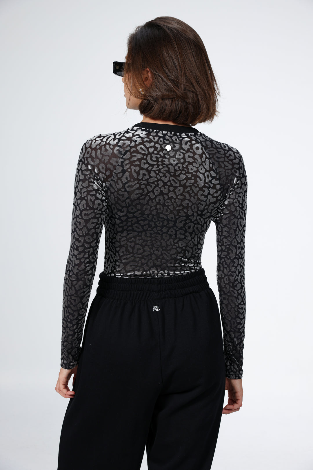 Loyal Silver Leopard Bodysuit