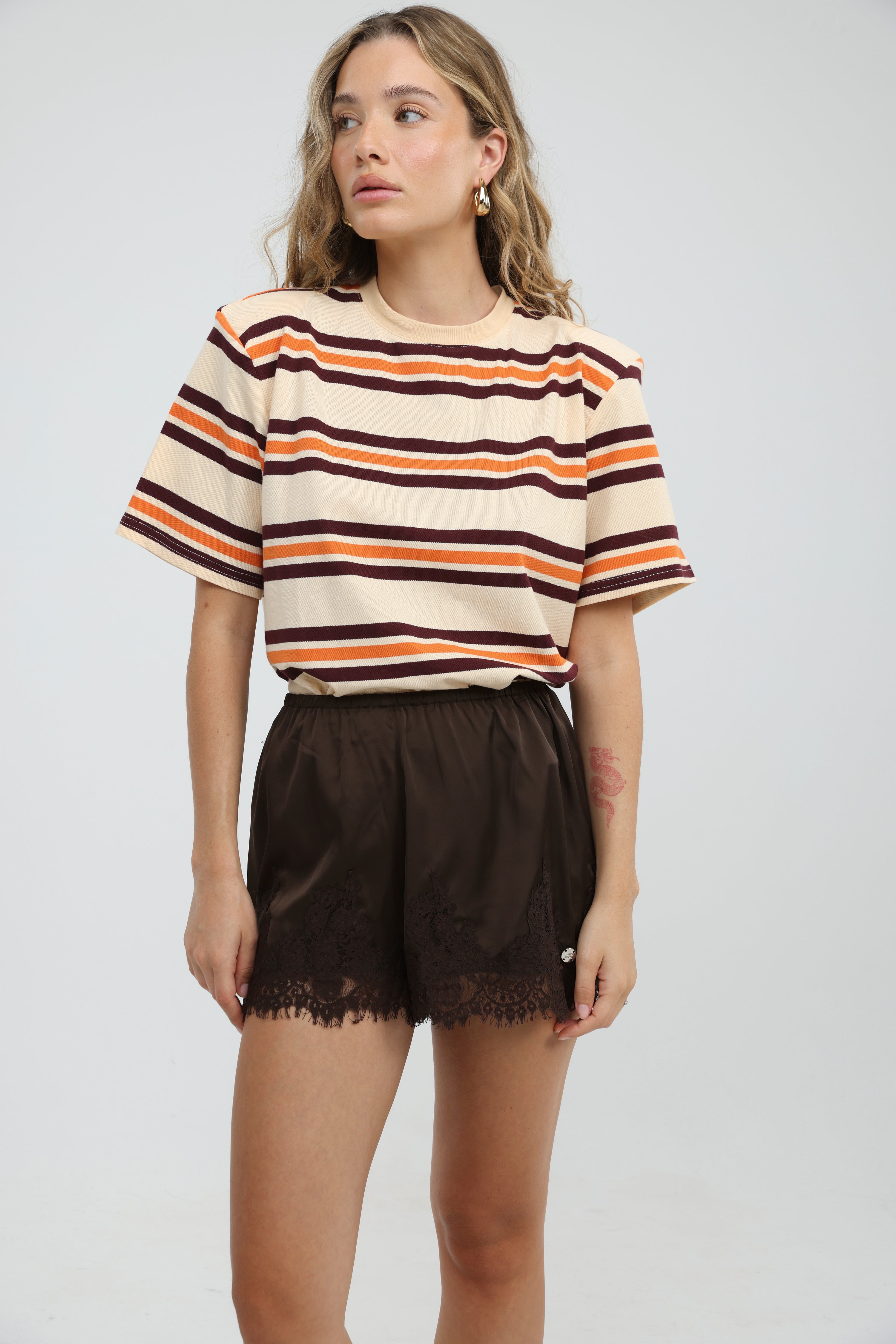 Cocoonut Orange Striped T-Shirt – SEESTARZ