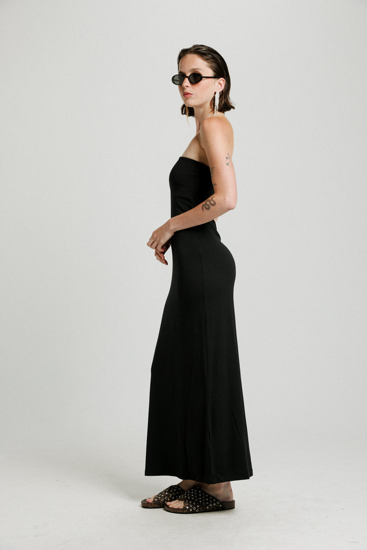 Strapless Black Dress