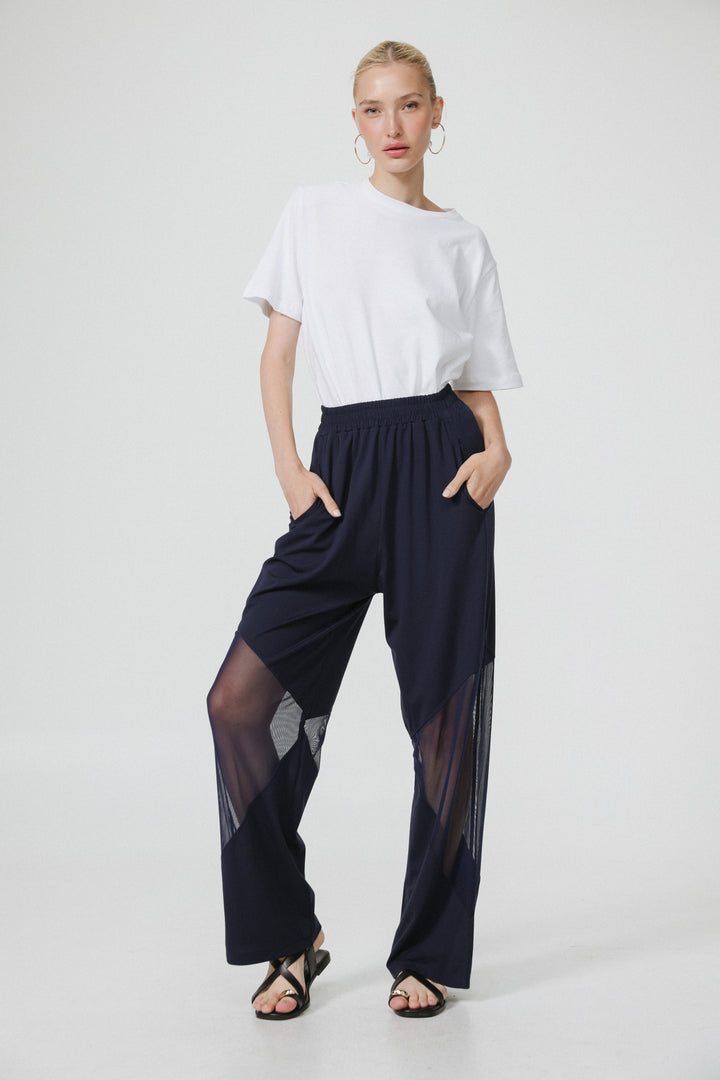 Rule Navy Mesh Bottoms