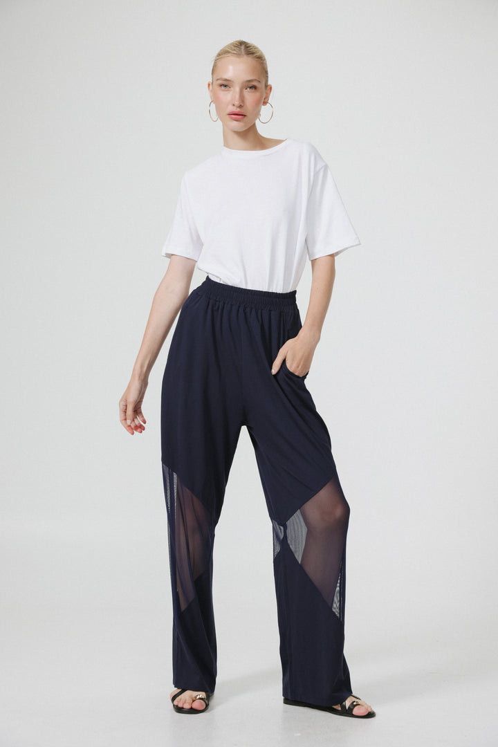 Rule Navy Mesh Bottoms