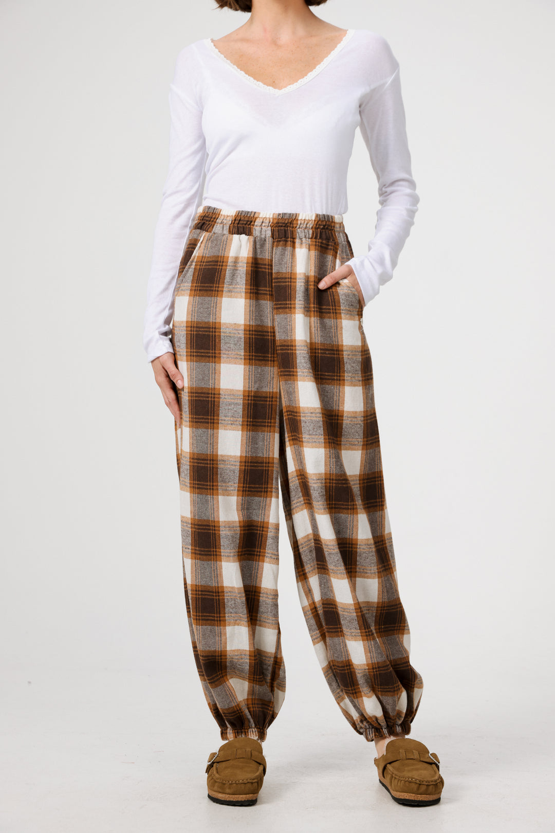 Balloon Brown Plaid Boxer