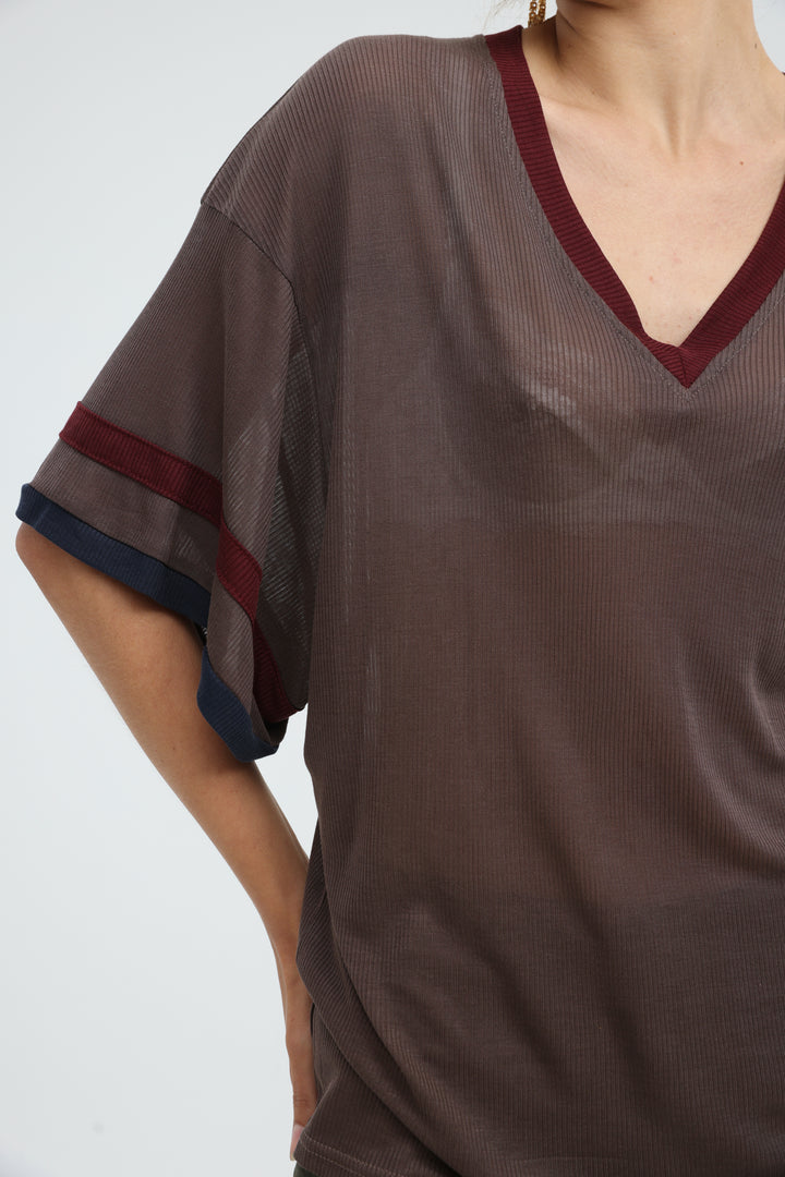 Passport Brown T-Shirt