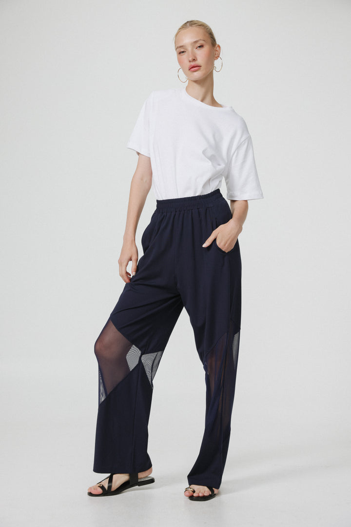 Rule Navy Mesh Bottoms