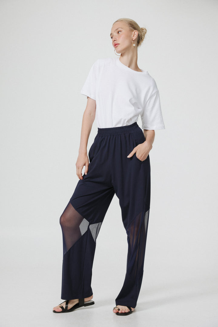 Rule Navy Mesh Bottoms