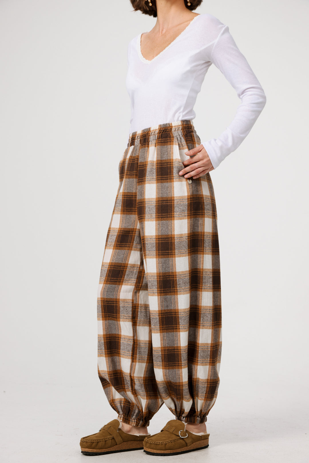 Balloon Brown Plaid Boxer