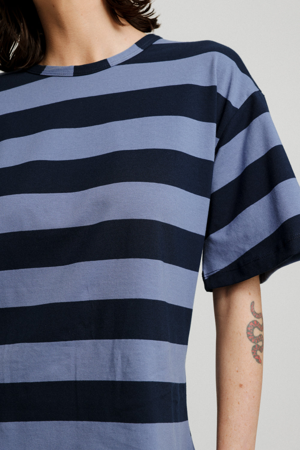 Rock Navy Stripes T-Shirt
