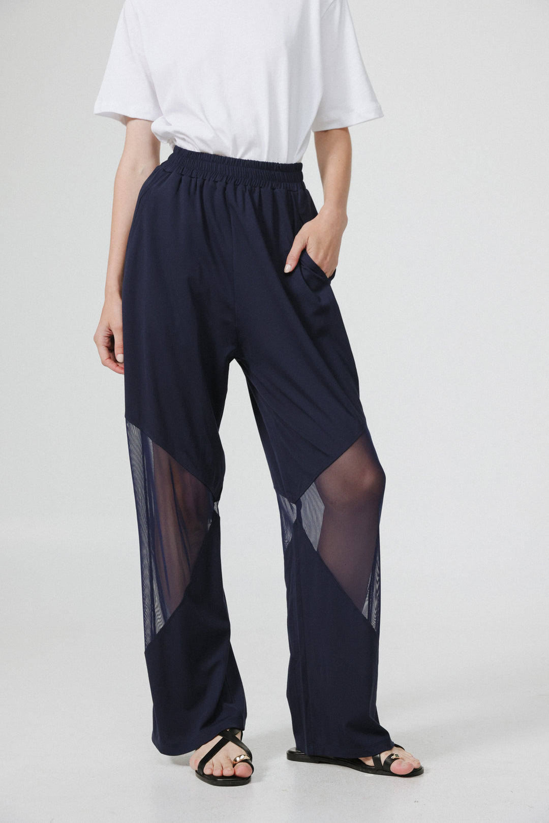 Rule Navy Mesh Bottoms