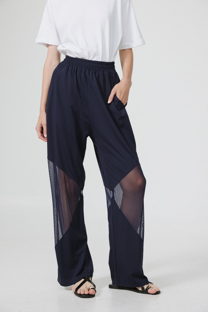 Rule Navy Mesh Bottoms