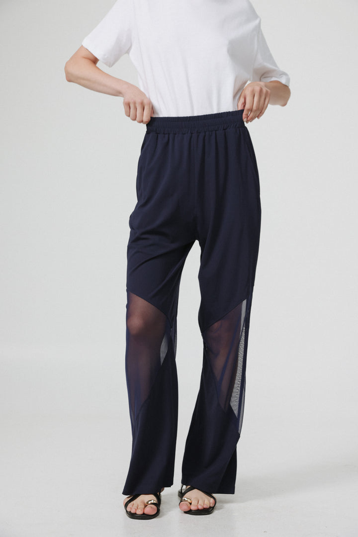 Rule Navy Mesh Bottoms