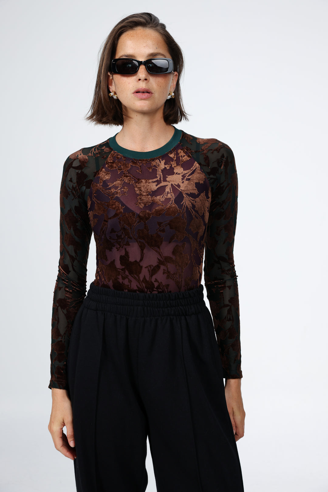 Loyal Purple Floral Bodysuit