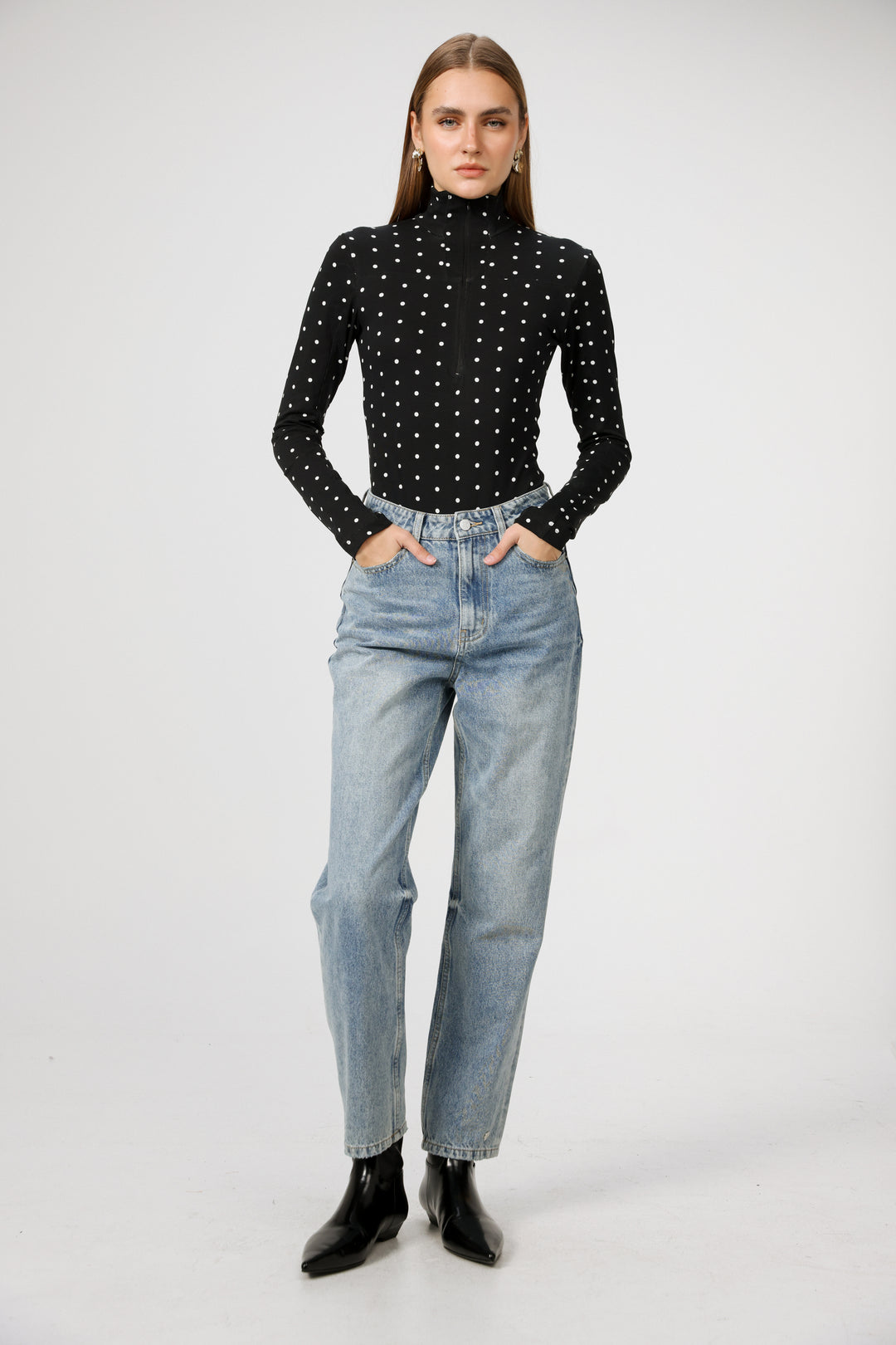 Lovely Black Dots Bodysuit