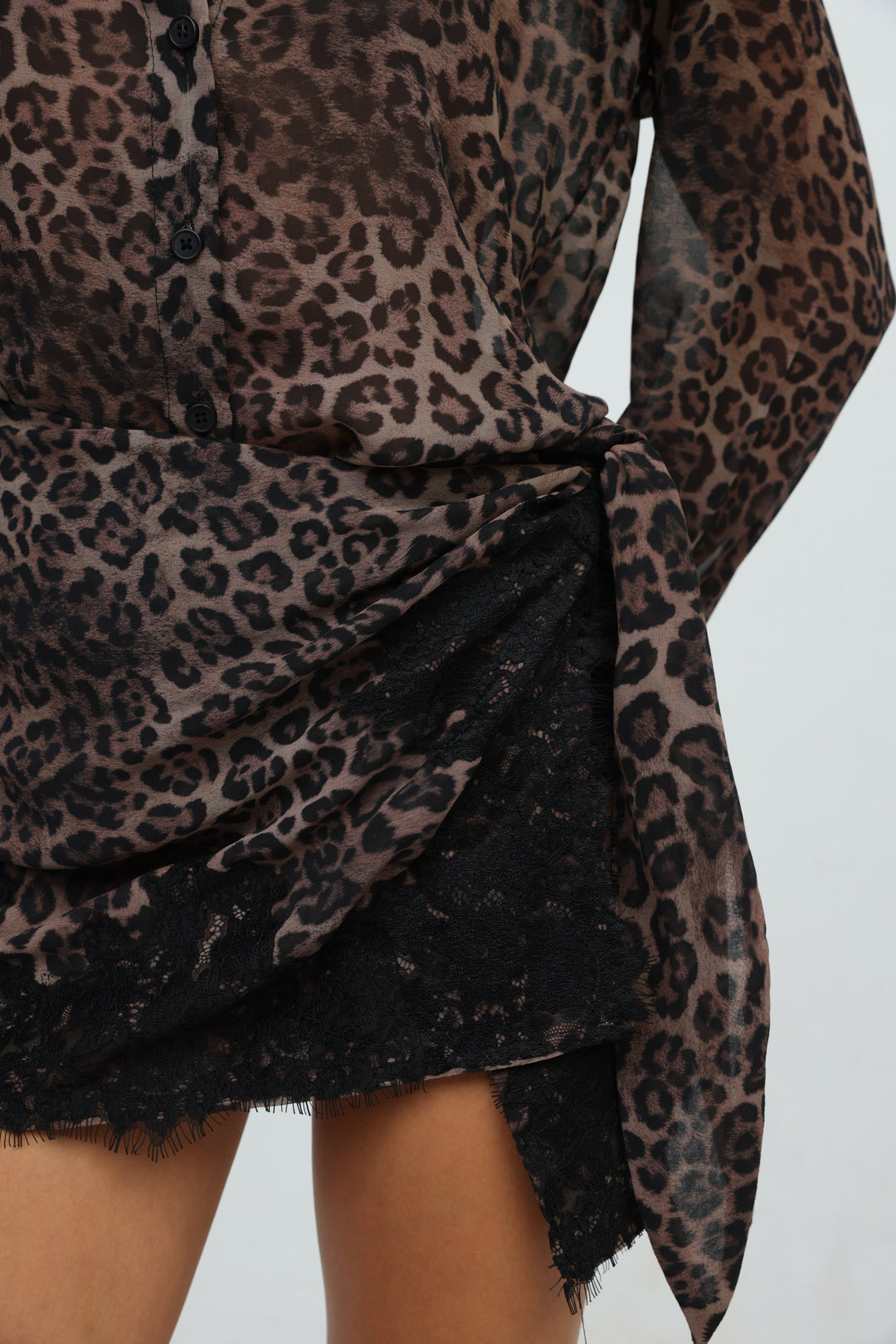Sauvage Leopard Skirt