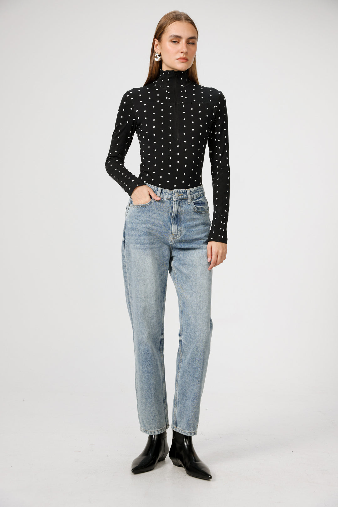 Lovely Black Dots Bodysuit