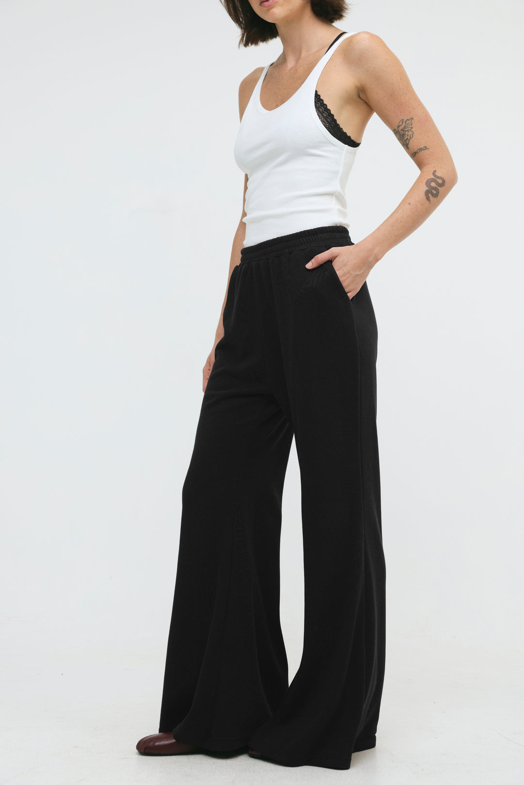 Control Black Joggers