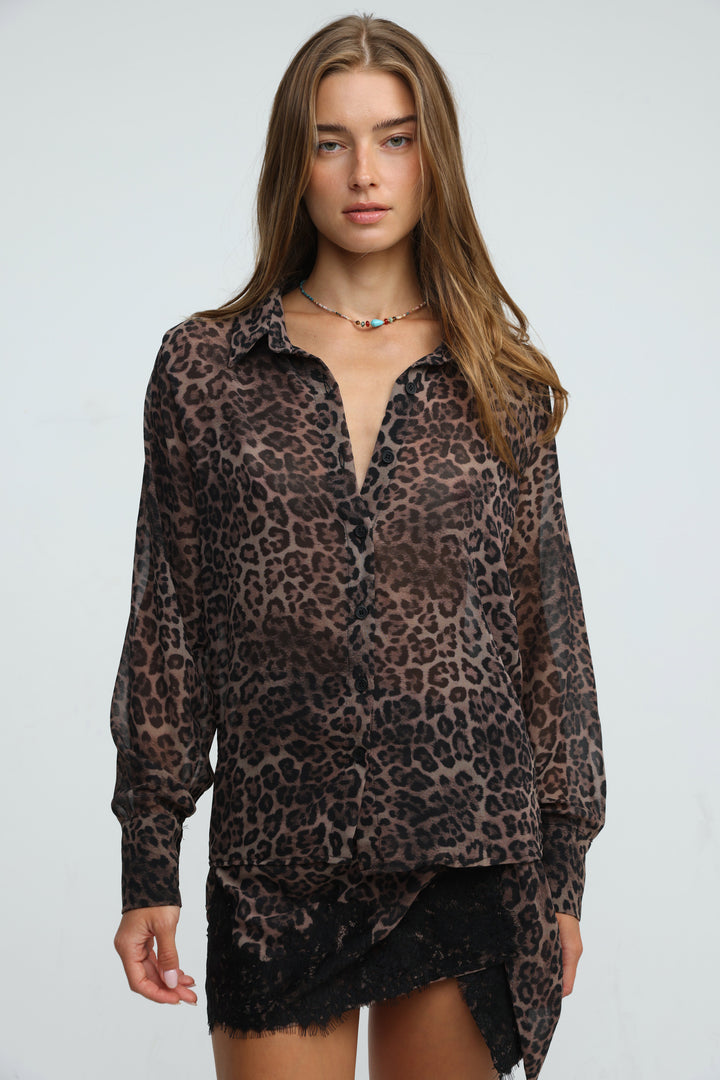 Sauvage Leopard Shirt