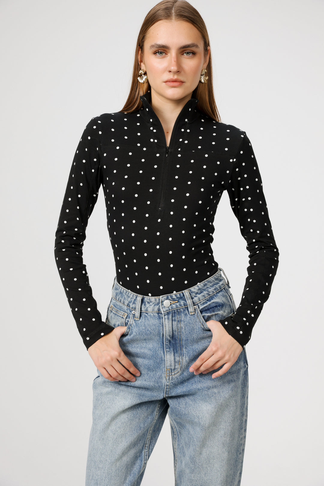 Lovely Black Dots Bodysuit