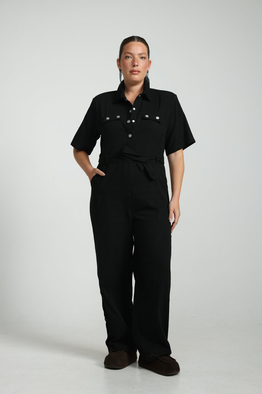 Crave Brown Jumpsuit