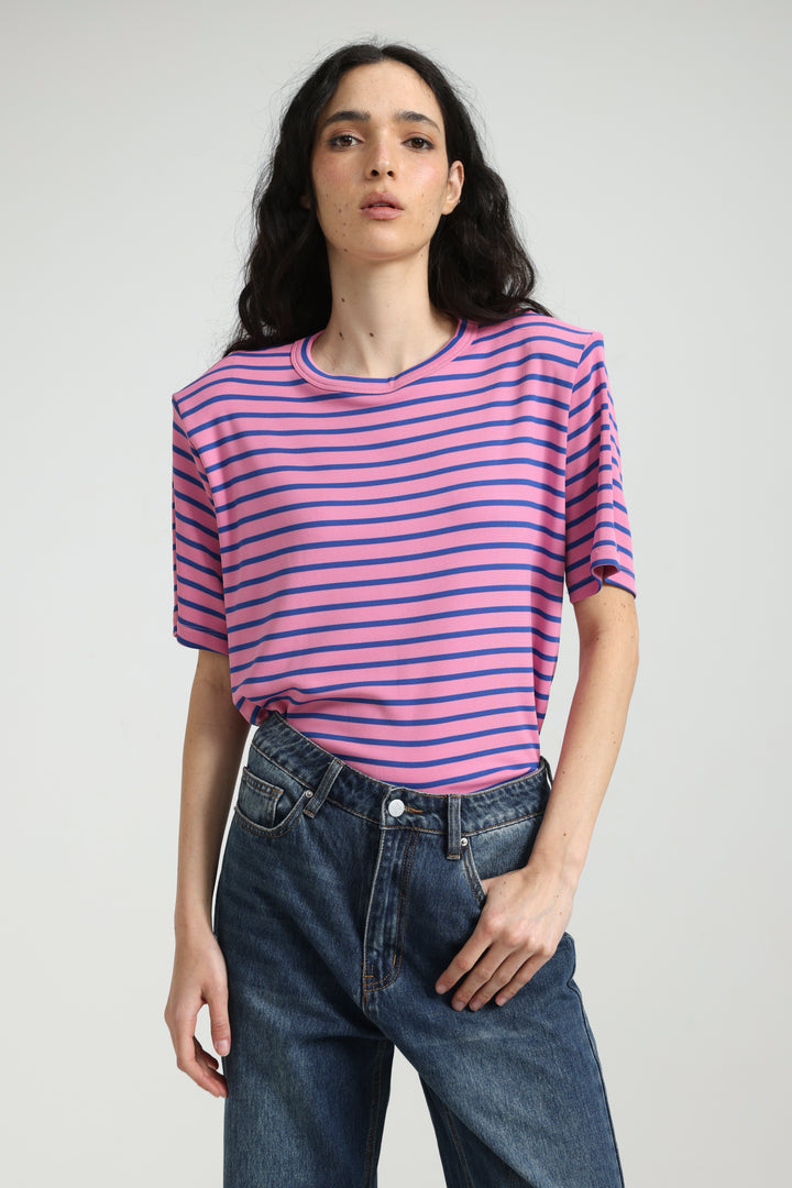 Gifted Pink Striped T-Shirt