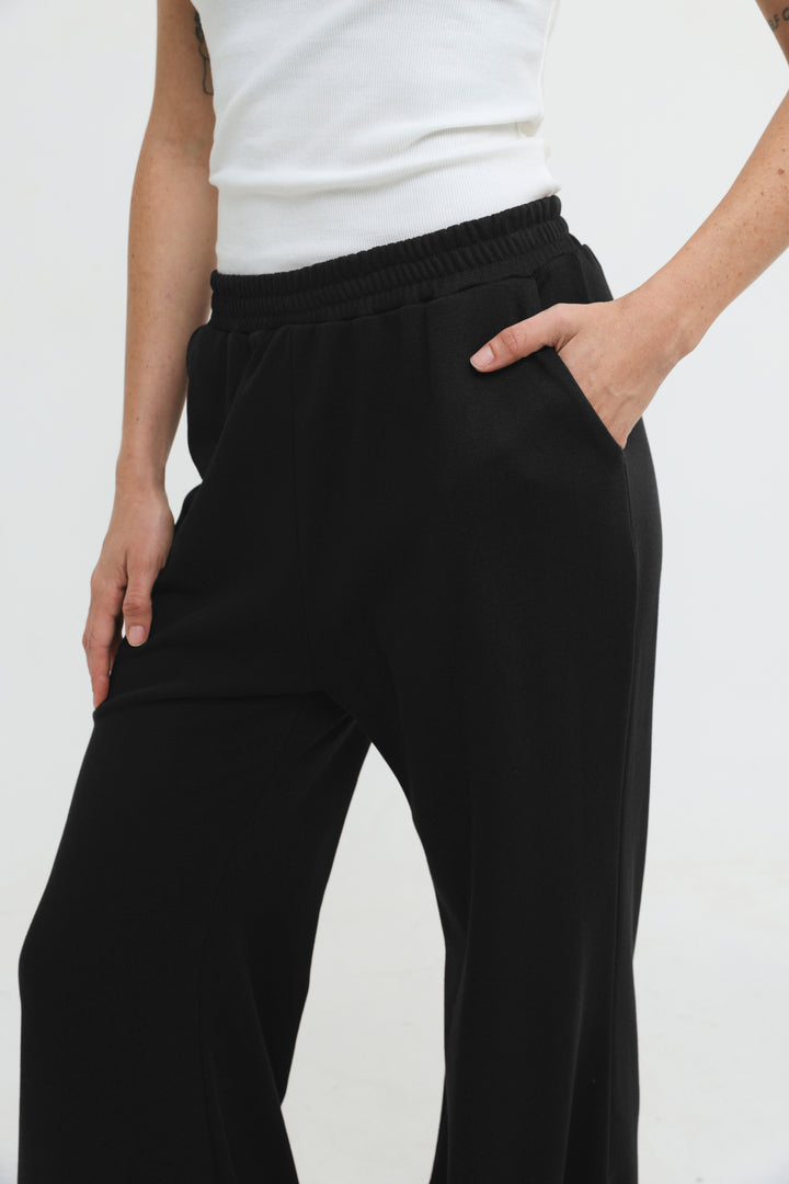 Control Black Joggers