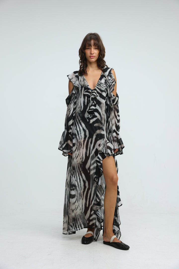 Divine Zebra Dress