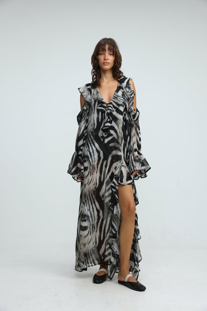 Divine Zebra Dress