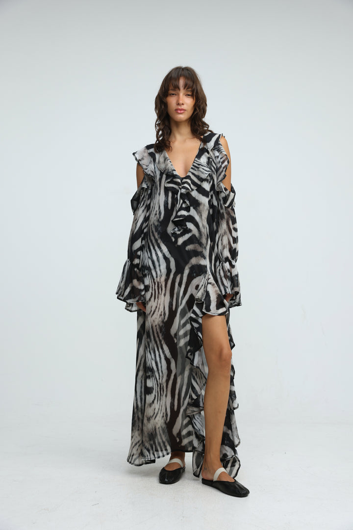 Divine Zebra Dress