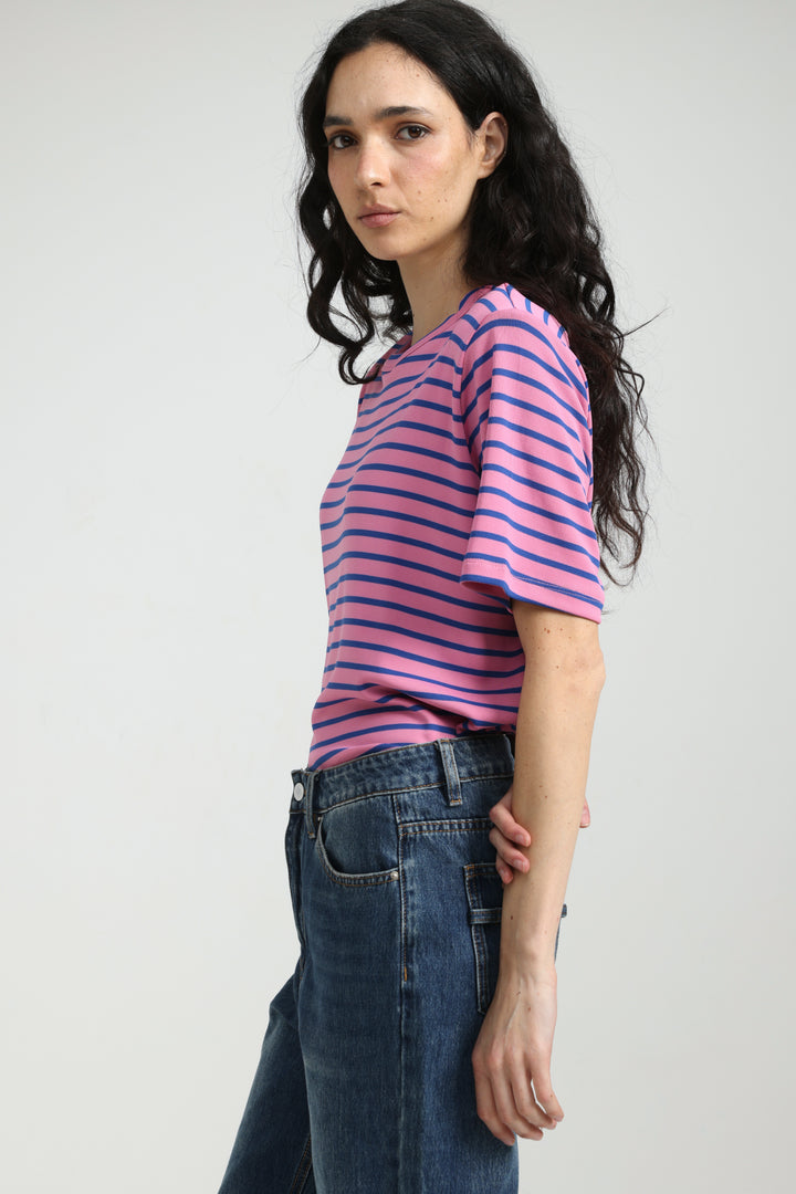 Gifted Pink Striped T-Shirt