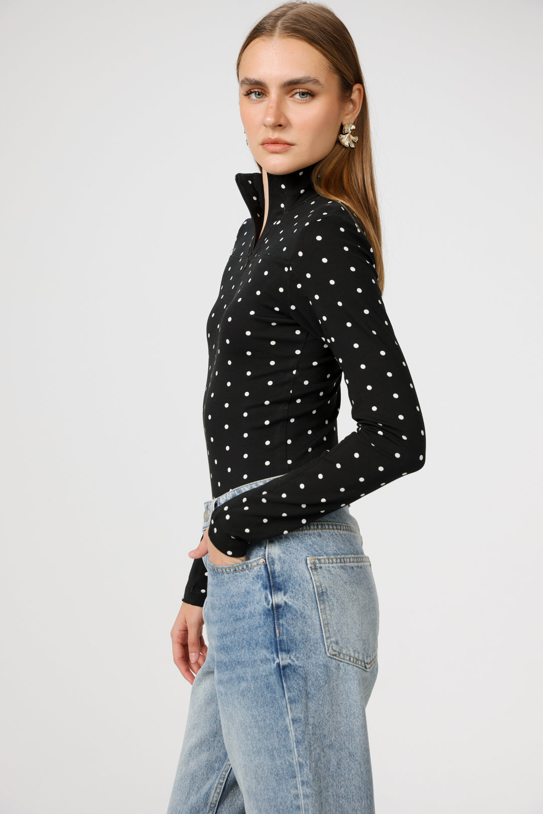 Lovely Black Dots Bodysuit